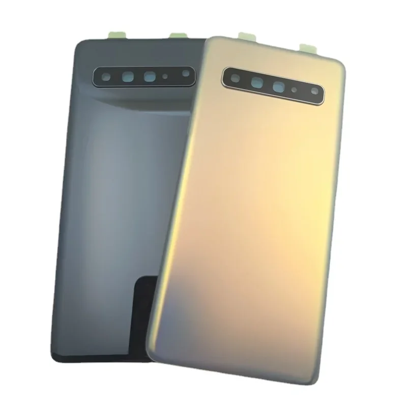 For Samsung Galaxy S10 5G Back Battery Cover Rear Door Housing Case 3D Glass Panel Replace For Galaxy SM-G977B Battery Cover