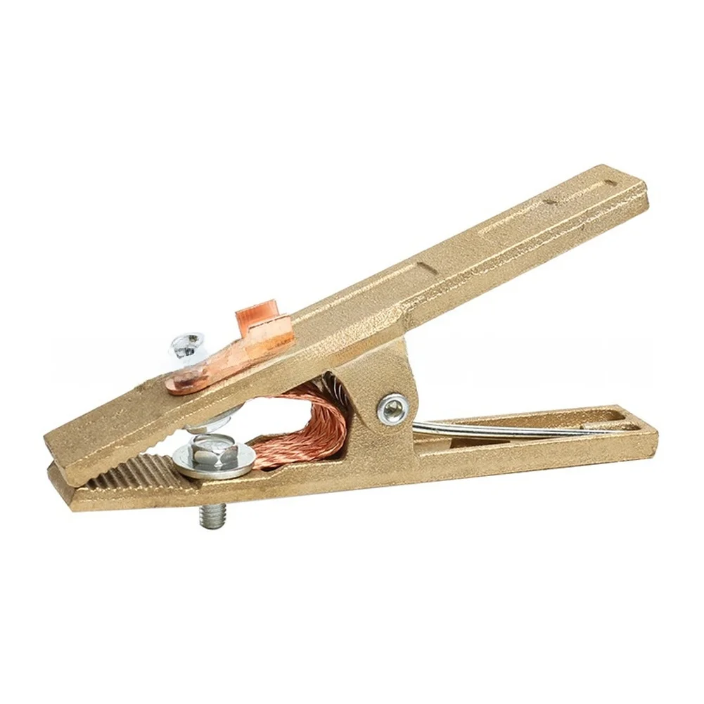 

1Pc Grounding Clip Welding Ground Clamp 300A 14*5.5cm Pure Copper Heavy Duty Clamp For Electric Working Welder Solder