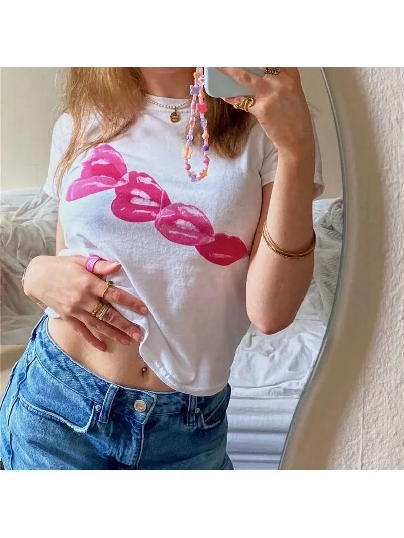 

Gothic Punk Y2K Baby ort Sve Top Women's Casual T-irt Ciwalk PVC Fabric Bat ape Winter 206 Mid-Waist Skirt