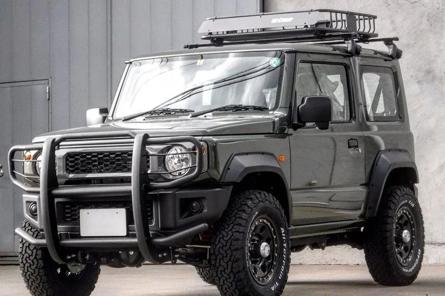 حاجز ممتص الصدمات الأمامي الشهير والمتين لسوزوكي جيمي JB74 JB64 2018- Gen4 Sierra JB74w JB64w Steel