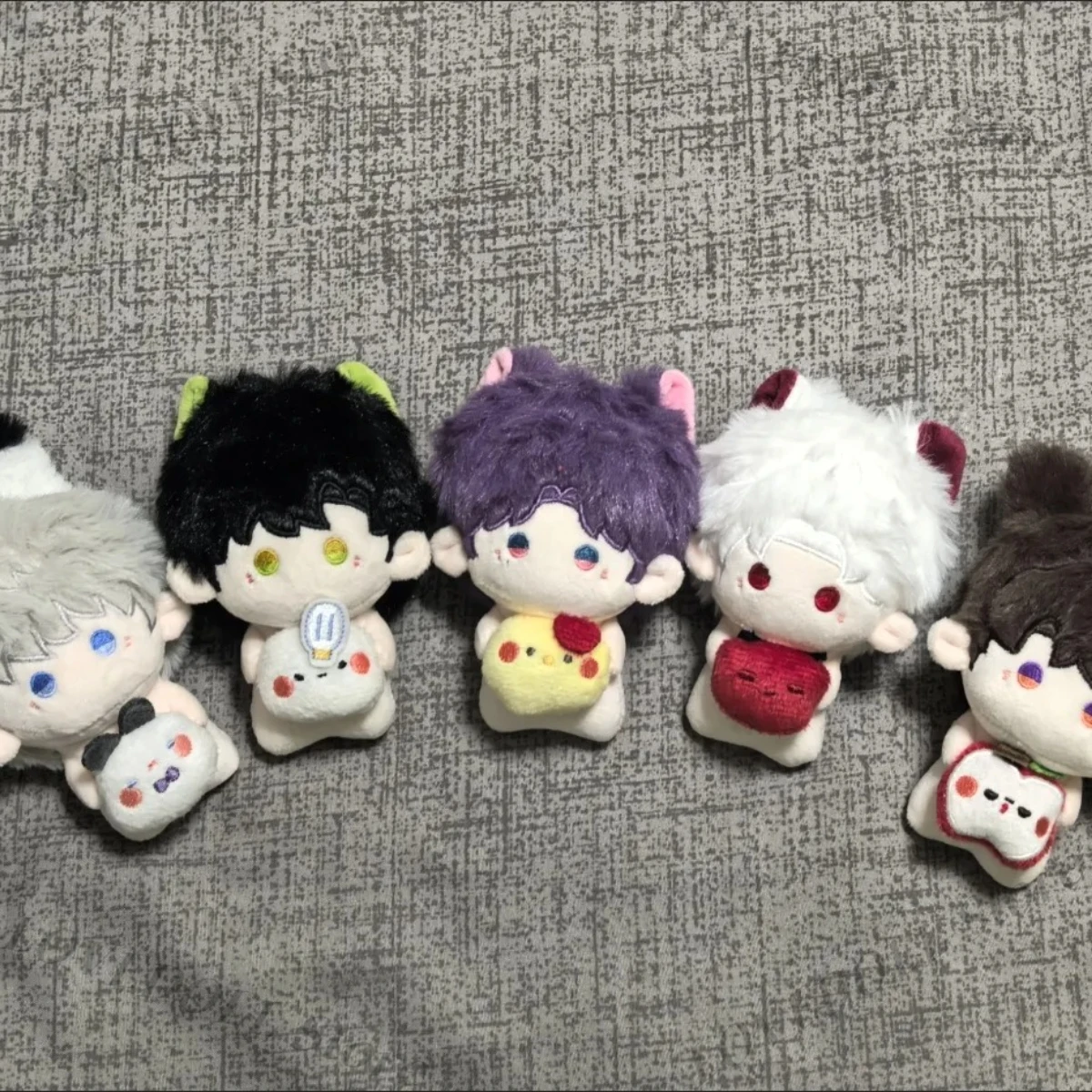Anime Game 10cm Love and Deepspace Sylus Xavier Zayne Cute Plush Doll Q-version Cotton Toy Girl Birthday Gift Fluffy Keychain