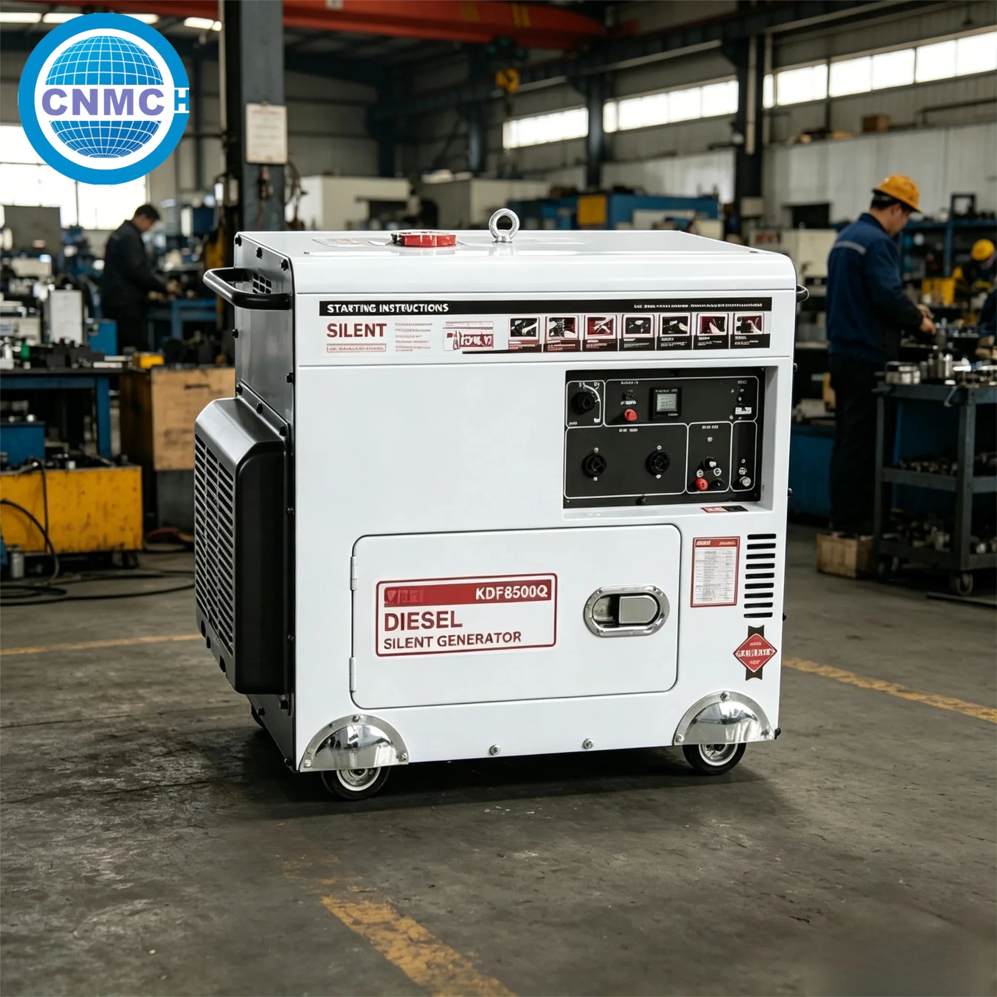 

CNMC Silent Diesel Generator 3KW 4KW 5KW 6KW 7KW 8KW Single Cylinder Four-stroke 230V 400V electricity generator CE Certified