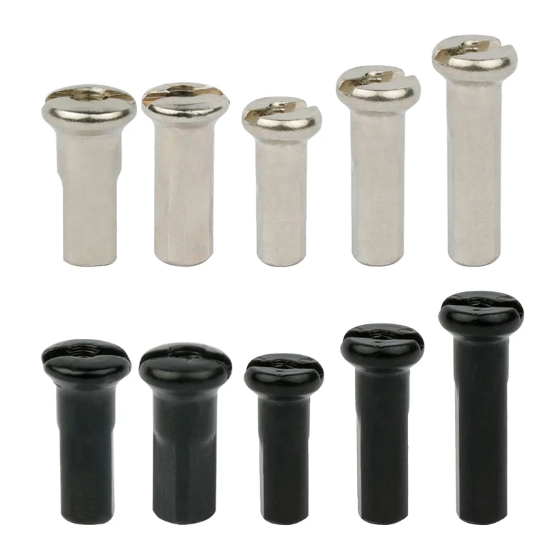 50PCS Brass Spoke Nipple 14G 13G 12G Mountain Road Bicycles Wheel E-bike Scooter