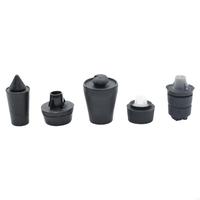 T5UB Vehicle Tailgate Protective Rubber Block Pads Rear Door Damping Antiscratch 2pcs