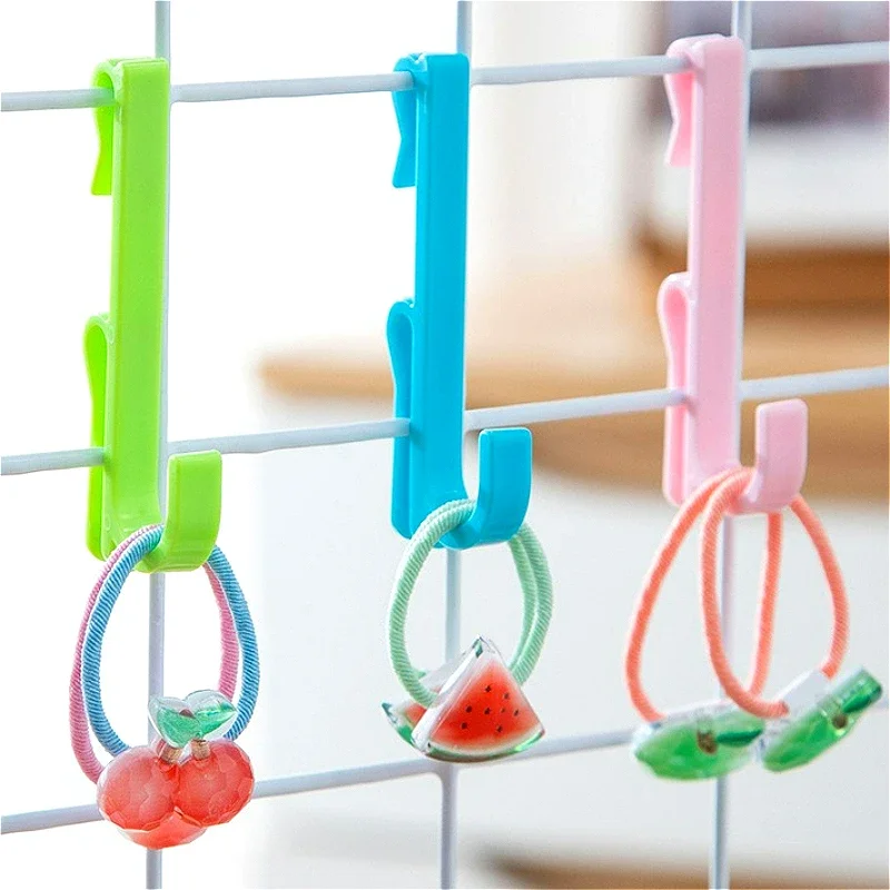 10/5/3PCS Color Mesh Board Hook, Multi-purpose Display Shelf Storage Hook, Wall Mounted Key Home Hook