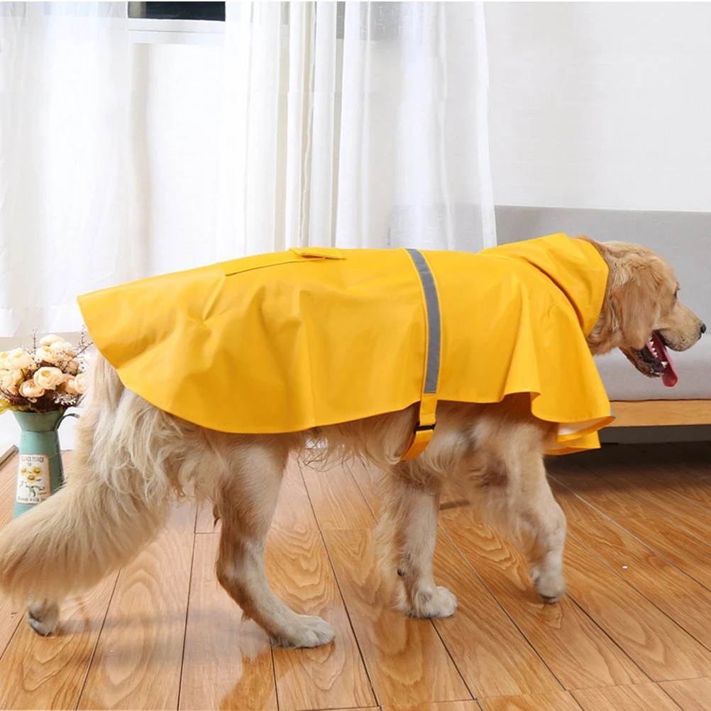 

Pet Reflective Raincoat Dog Hoodie Waterproof Jacket for Small Medium Large Dogs Puppies Keeps Dry pet rain slicker dog rain