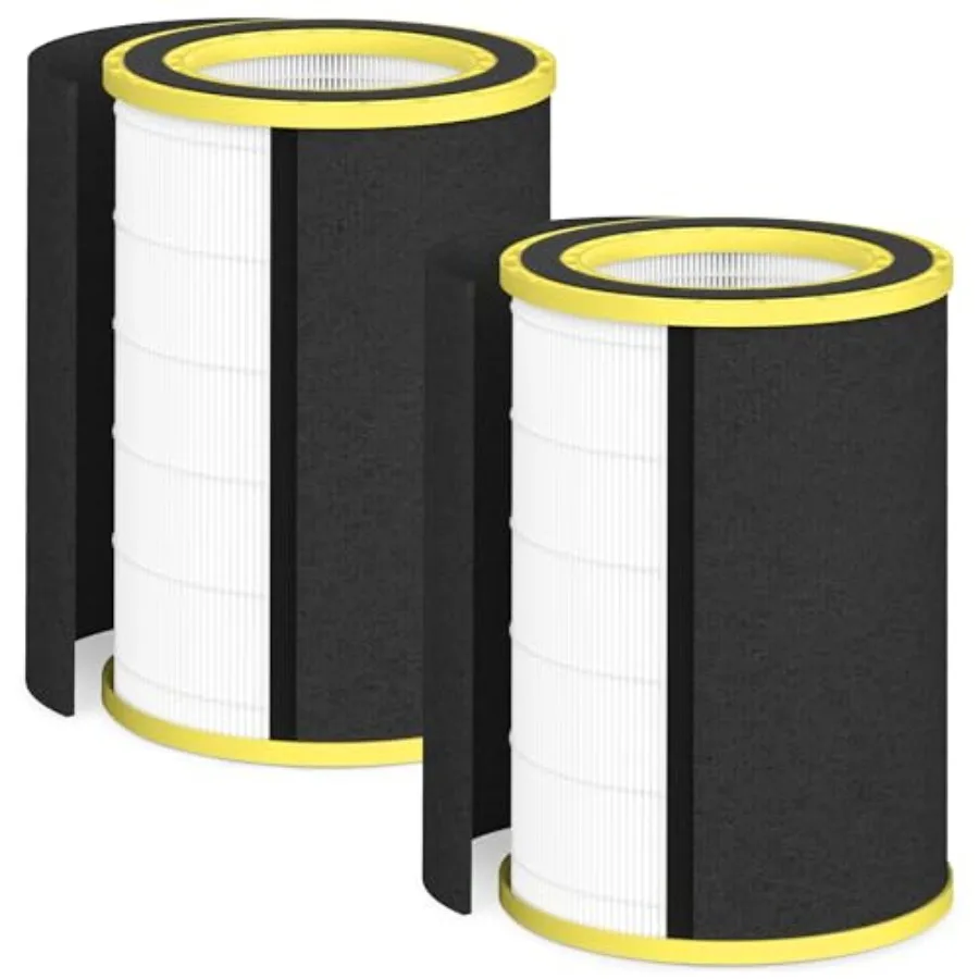 

2-Pack FLT5100 Replacement Filter O Compatible with G-Guardian AC5109W AC5109 AC3200 AC3250 Purifiers Part # FLT5100 FLT5100PTP