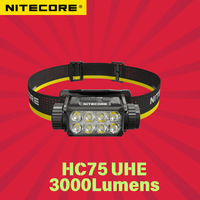 NITECORE HC75UHE 3000Lumens Type-C Rechargeable E-Focus Work Headlamp With NL2155HP Battery