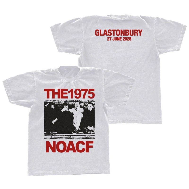 الصيف THE1975 تي شيرت مطبوع الرجال النساء القطن الهيب هوب المتضخم التي شيرت قصيرة الأكمام تي شيرت الشارع الشهير بلايز المحملة