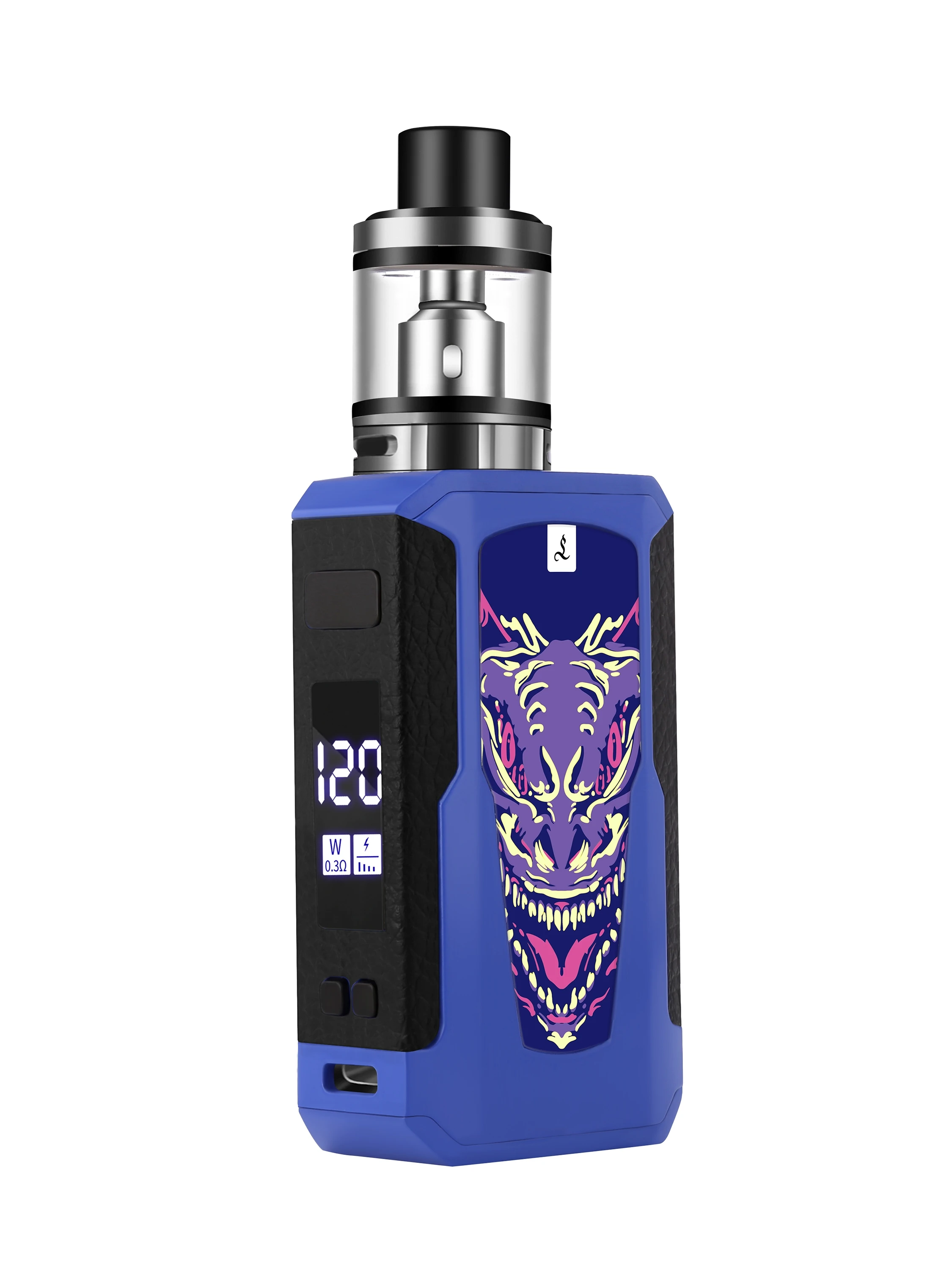120W Vape Box Mod E8 E Zestaw papierosw 1800mah Wbudowana bateria 2.5ml  Zbiornik Ekran OLED Elektroniczny waporyzator papierosw Hookah Vapor -  AliExpress 44