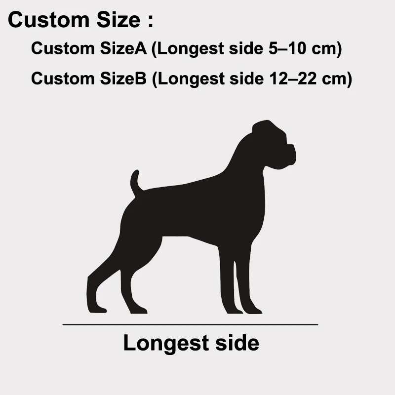 Boxer Dog Vinyl Decal – Car, Window, Bumper, Laptop, Wall Decor – 3 Sizes / 20 Colours / Custom Size Available