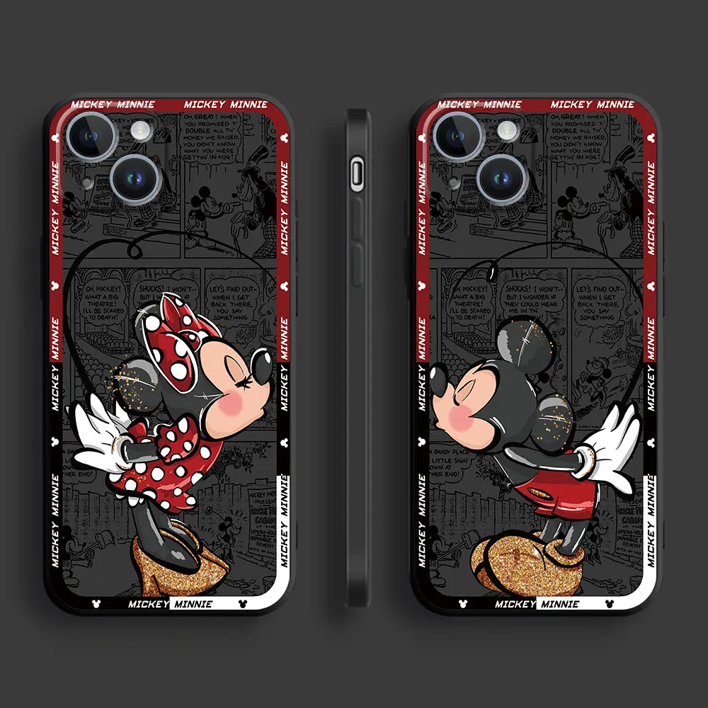 Phone Case for Motorola Moto Edge 20 Pro Edge 30 Neo Edge 40 Pro One Fusion Plus G200 5G G9 Disney Mickey Minnie Cute Cover