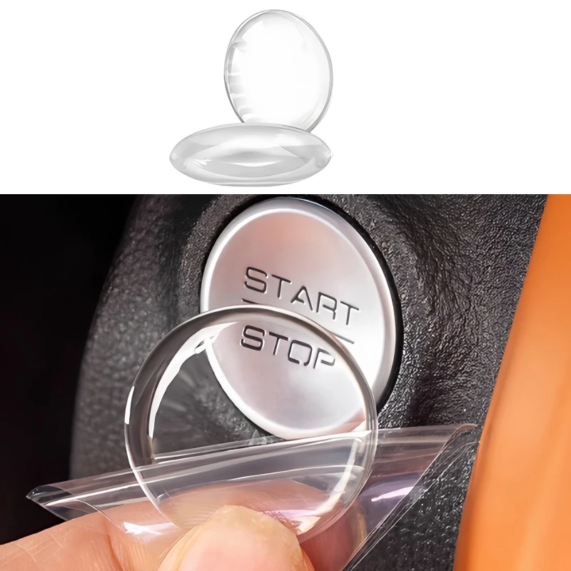 For Lexus ES LX UX NX RZ RX GX LX LM LC  Car One-click Start Protective Film Button Stickers One-click Start Protective Film