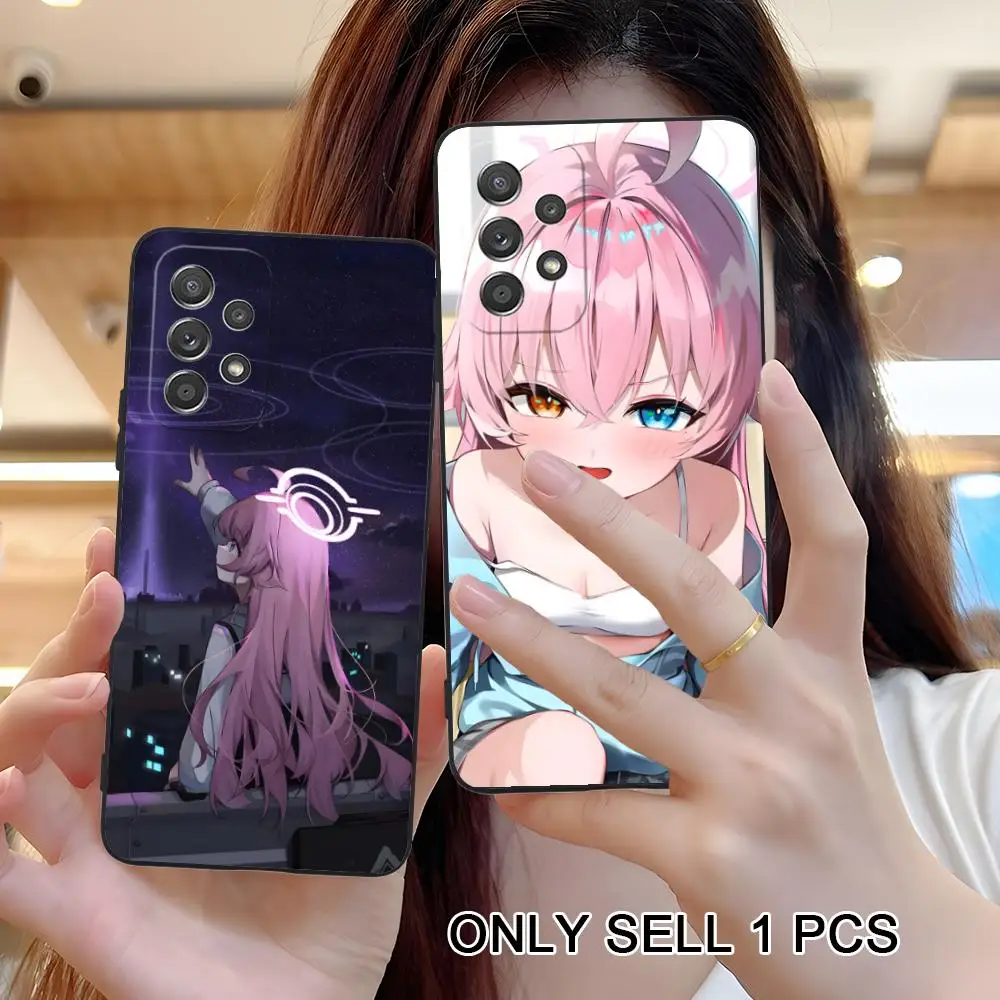 Blue Archive Takahashi Hoshino Matte Mobile Phone Case for Samsung Galaxy A56 55 54 53 52 51 36 35 34 23 16 15 5G Colorful Cover