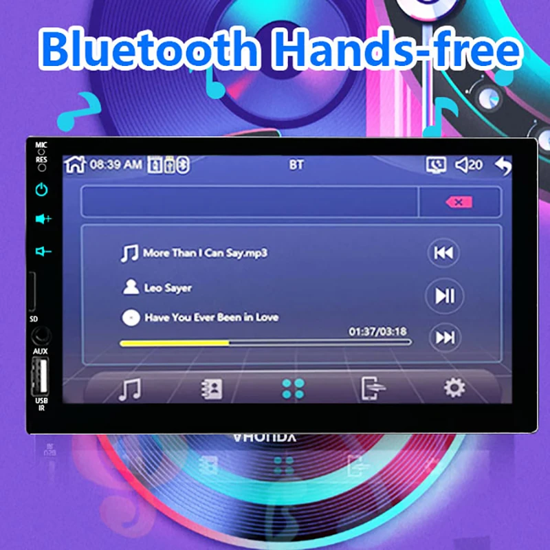 AHOUDY 2 Din Multimedia Video Player HD Touch Screen Carplay FM Audio For Toyota KIA Ford VW Car Radios Bluetooth Autoradio