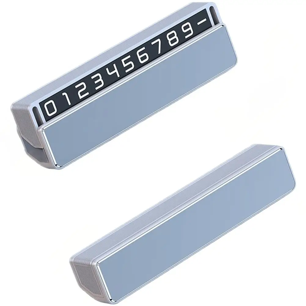Car Temporary Parking Card Phone Number Card Plate Telephone Number Car Park Stop Automobile Accessoires Interior Parts Decor