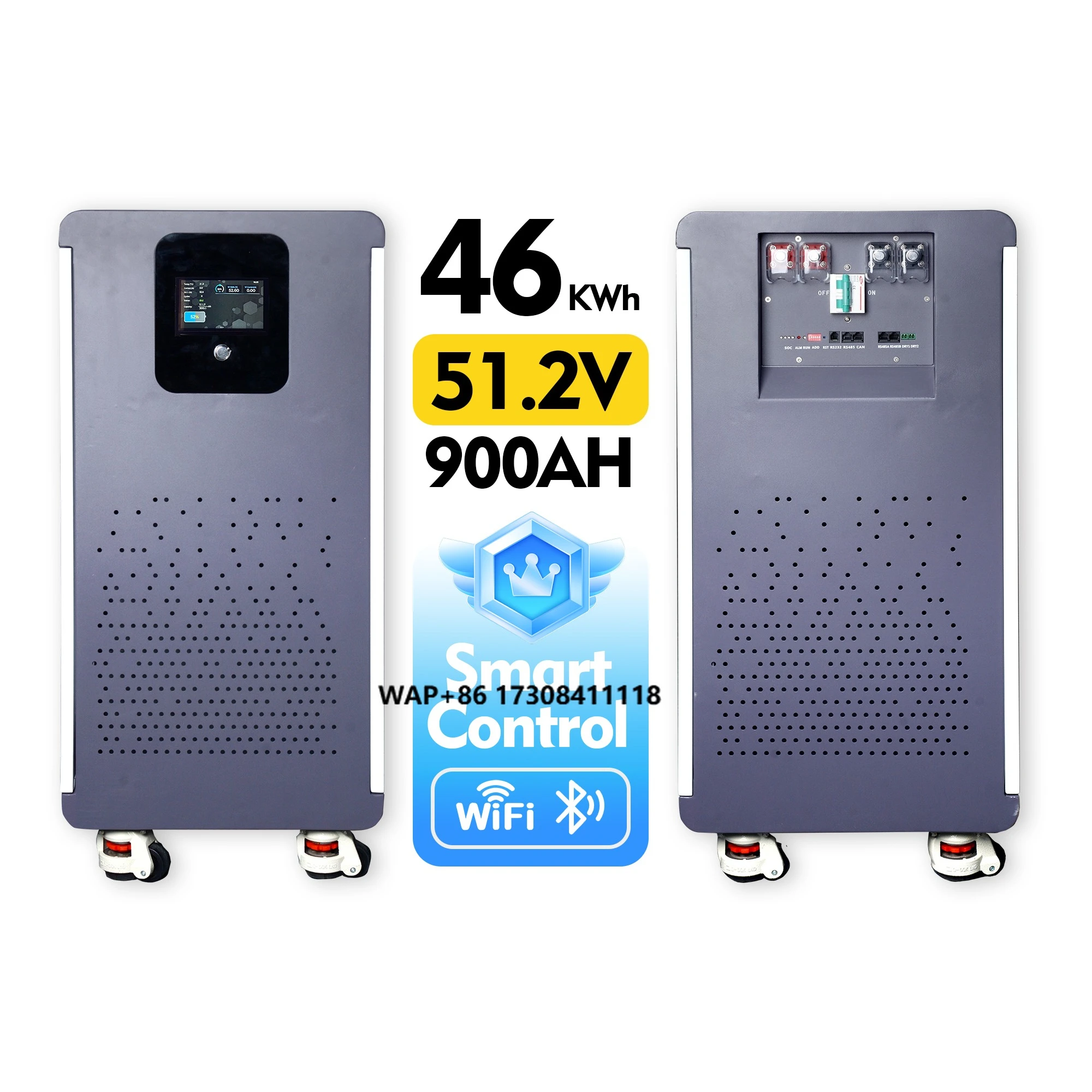 New Stock in EU 51.2V 900Ah LiFePO4 8000+Cycle Inserted EVE CATL SEVB 280Ah 314Ah Cells Solar Energy Storage Battery Pack