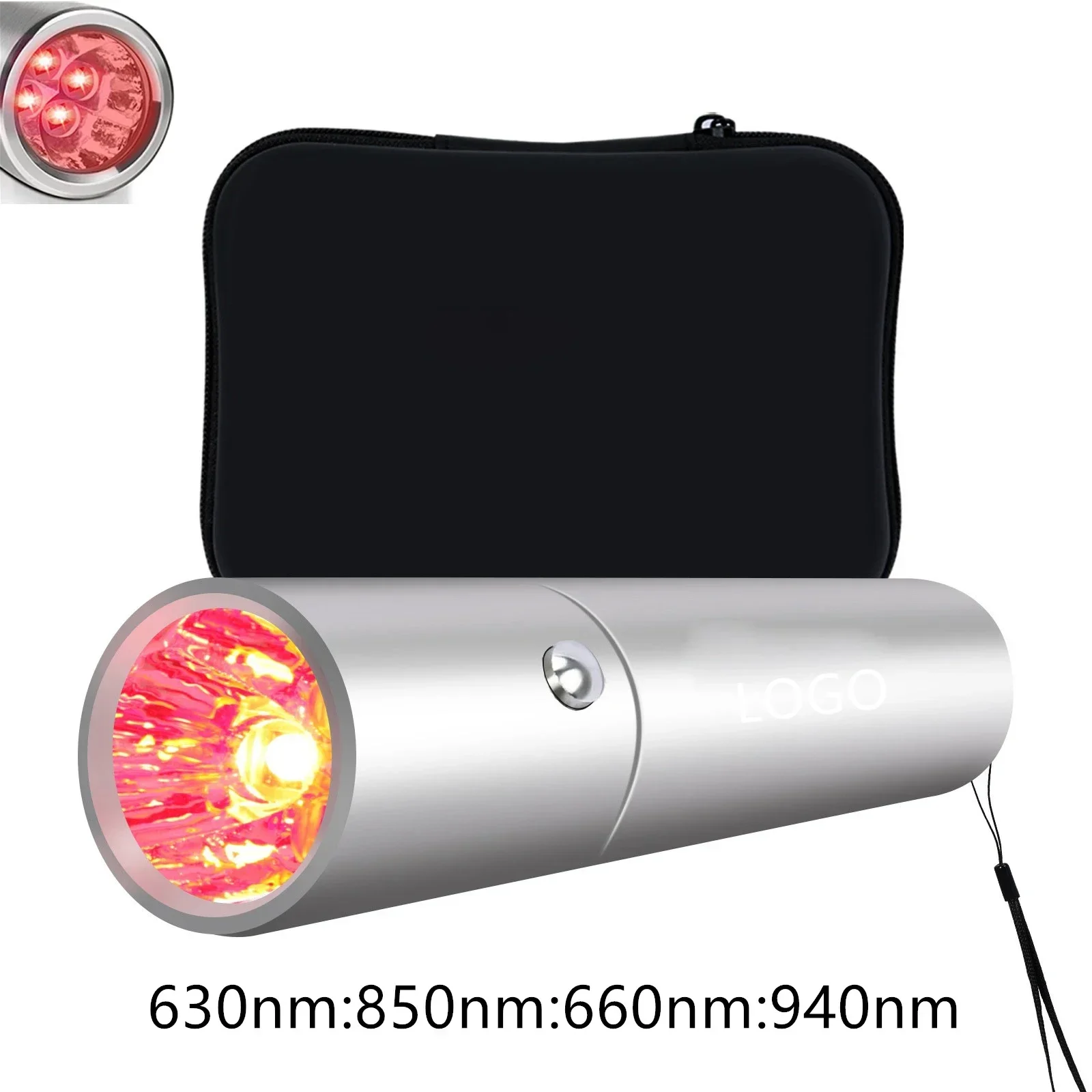 LED Near Infrared Light Upgrade Red Light Therapy Device with 4 Wavelengths 630/660/850/940nm, Therapy Device For Pain Relief