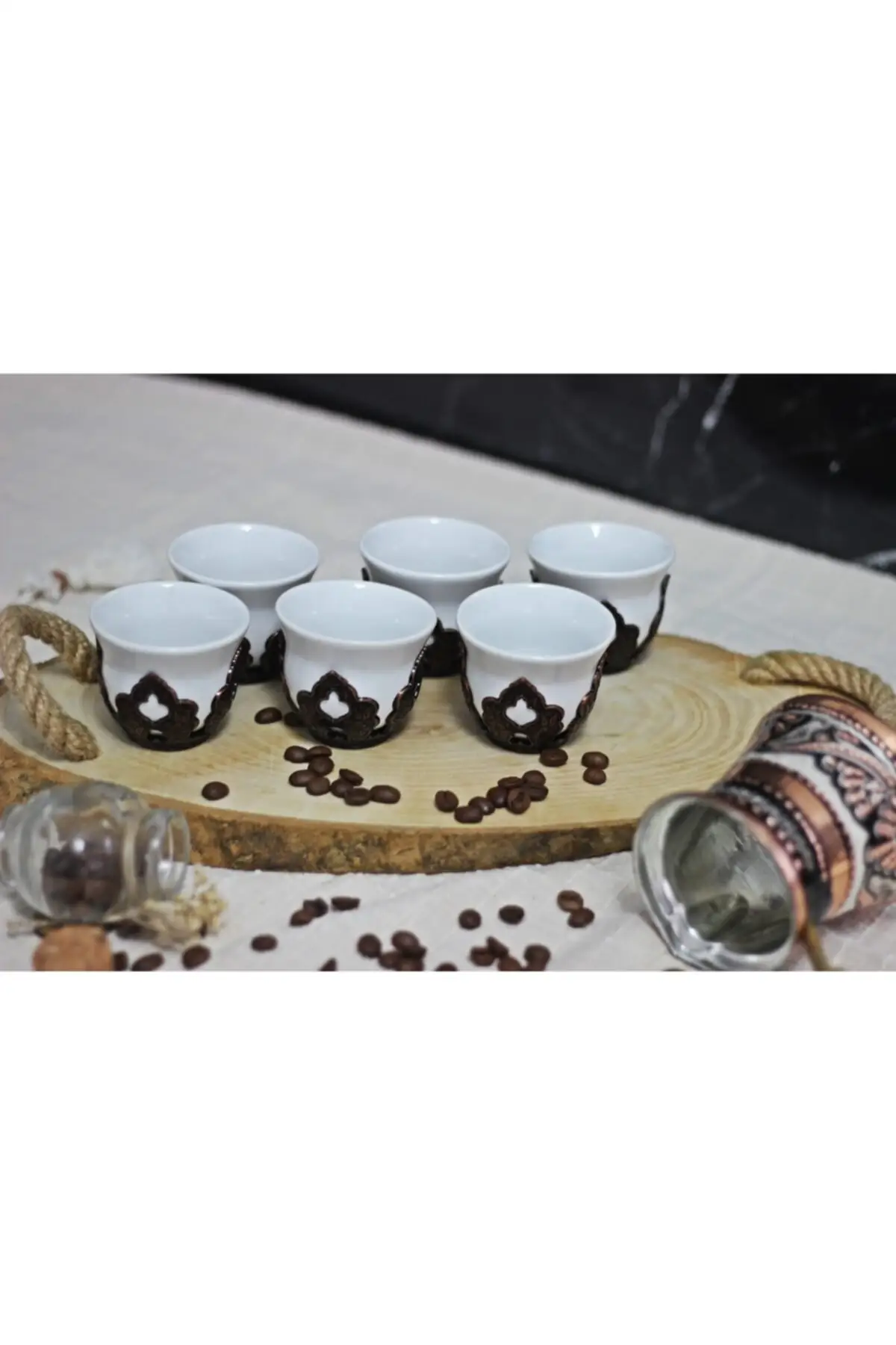 DOLBOVI Mırra Turkish coffee Zamzam cup 6 Personality Tarnish handmade espresso cup