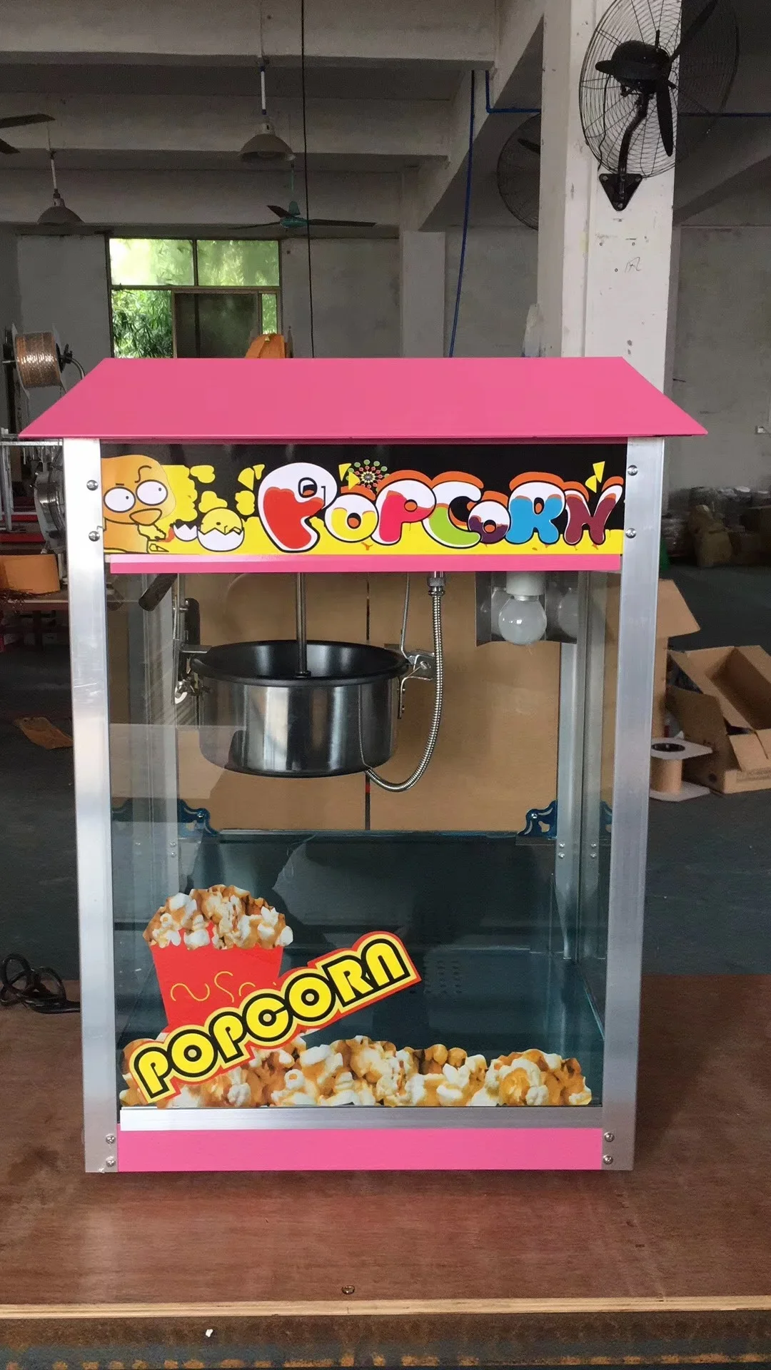 Automatic Sweet Caramel Popcorn Machine Electric Industrial Popcorn Machine for Cinema