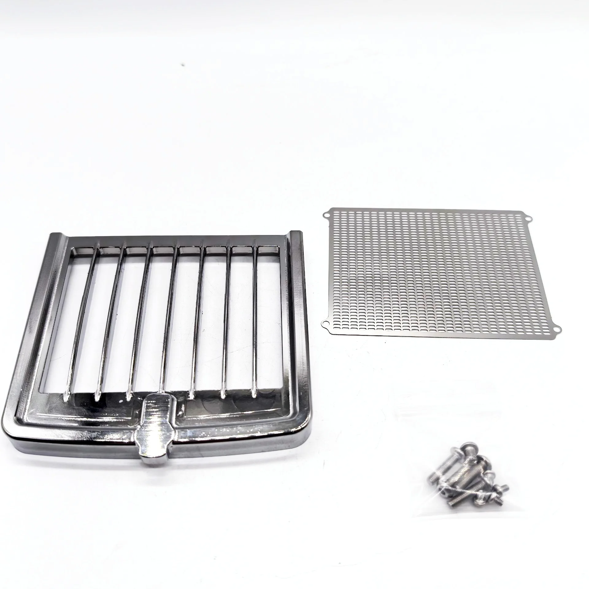 RC 1/14 Pcs Simulation Metal Intake Hood Front Face for Tamiya Truck Trailer Tipper for King Hauler Truck DIY Parts