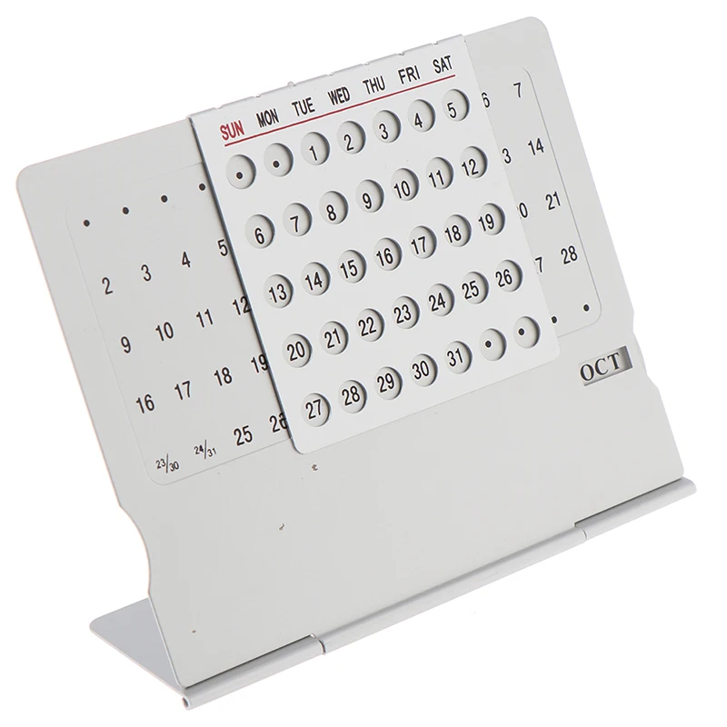 1 Pcs Metal fabrication 100 Years Perpetual Calendar Office Supplies