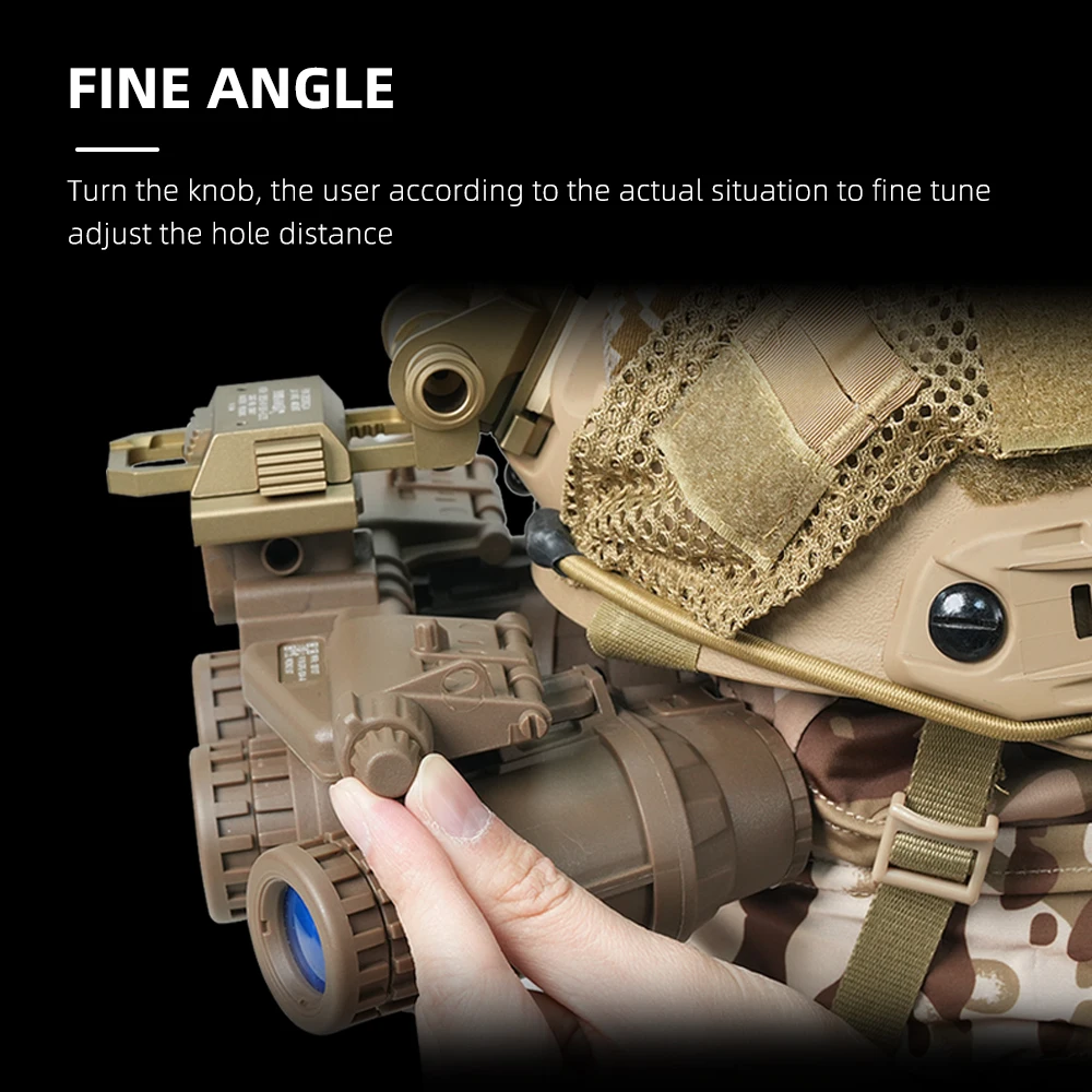 BOOIU Tactical Helmet GPNVG18 Four-eye Night Vision Goggles Model with Battery Case NVG Model Helmet Accessories-No Function