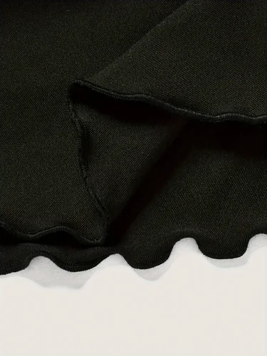 Nueva falda de media longitud para mujer, informal, sexy, versátil, con dobladillo de hoja de loto