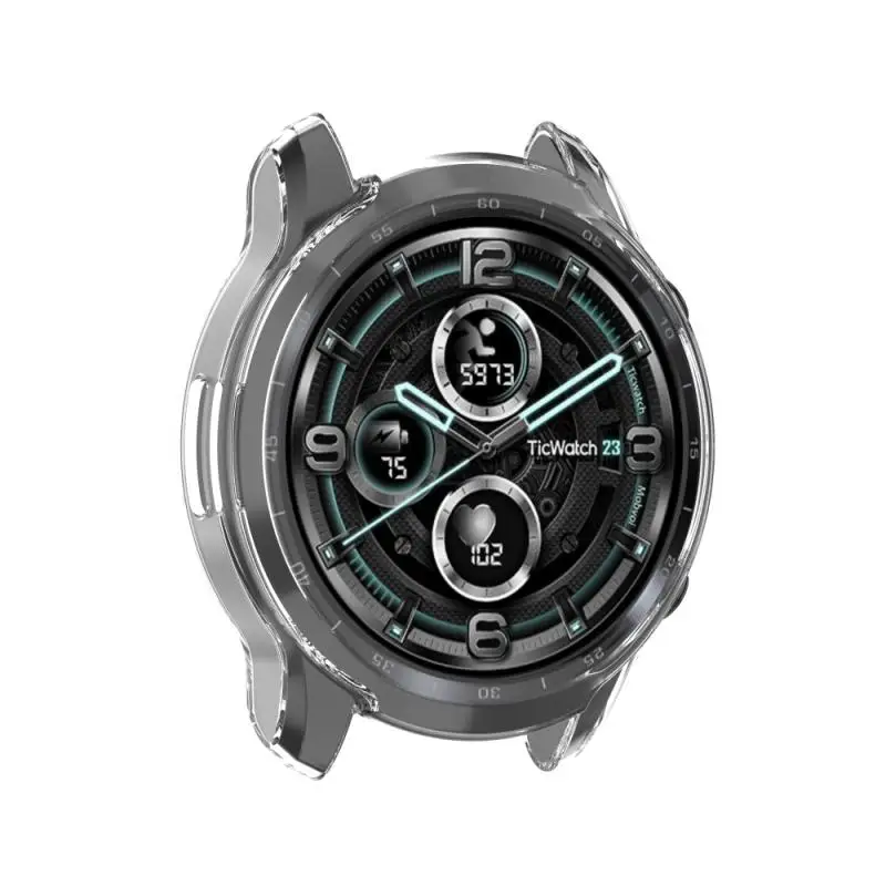 Suitable For Ticwatch ProX Watch Protective Shell Hollowed Out Half-pack Imitation Shock-resistant Drop Watch Protective Shell