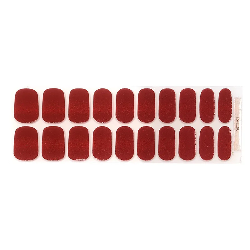 Envoltório de unhas de gel semi-cururado, adesivos de unhas de gel de super longa duração, lâmpada led dos anos 60, precisa de acessórios de arte de unhas, fácil de remover