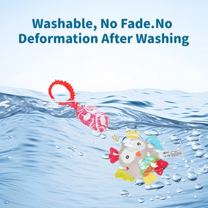 아기 펜던트 장난감 귀여운 동물 모양 벨 장난감 아기 침대 펜던트 시력 발달 촉진 청력 테스트 장난감