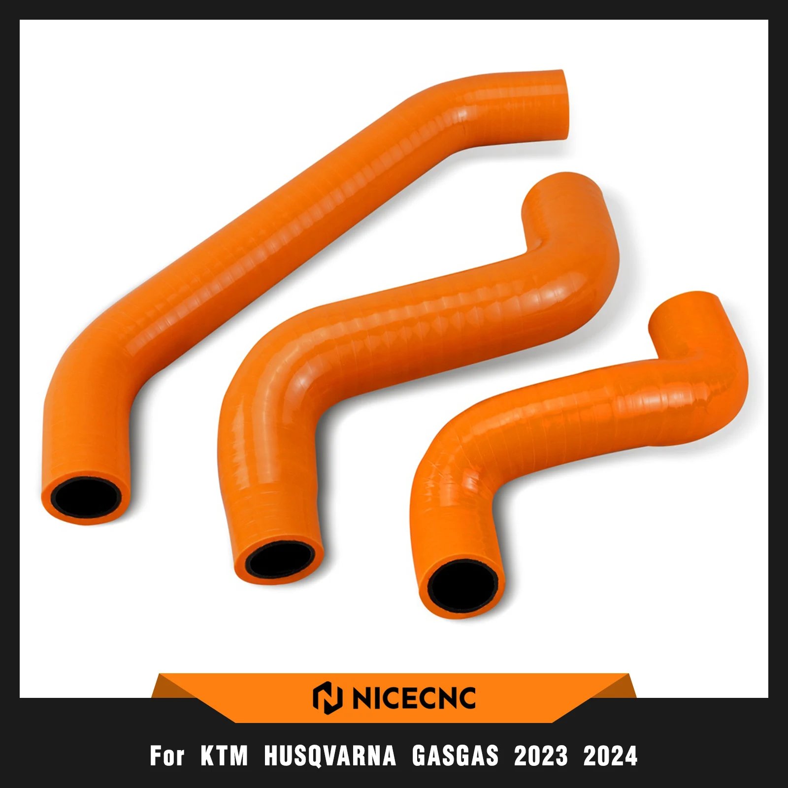 

2024 For KTM EXC 450 F EXCF 500 XWF 500 For Husqvarna FE 450 FC 450 For GasGas ECF 450 Silicone Radiator Coolant Hose Clamps Kit