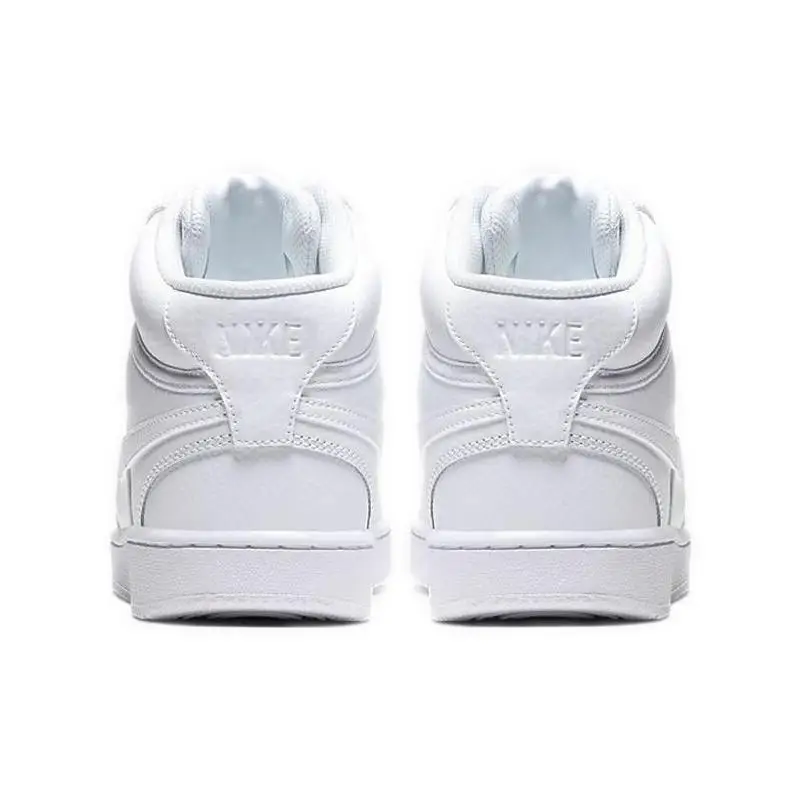 Nike Court Vision Mid Triple White Women's Sneakers shoes CD5436-100 With Original Box