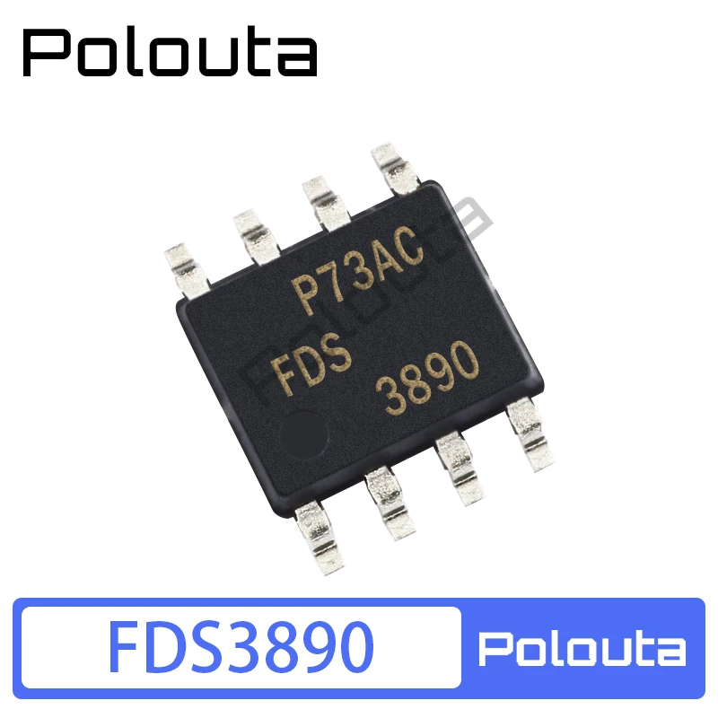 6PCS FDS3890 SOP8 chip 80V N-channel dual-power channel field-effect transistor