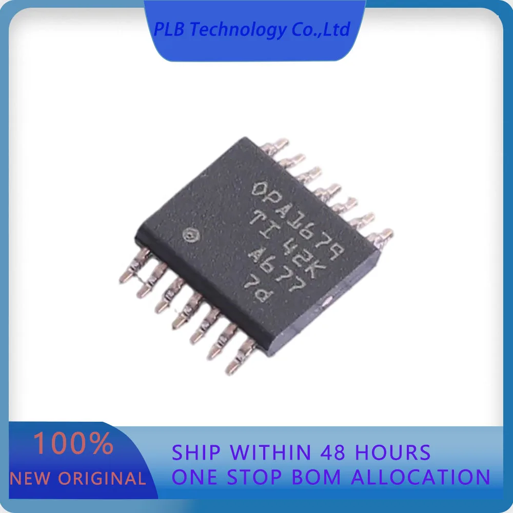 10PCS/LOT OPA1679IPWR OPA1679  2mA 4-Channel TSSOP-14 Audio Amplifiers Original Stock