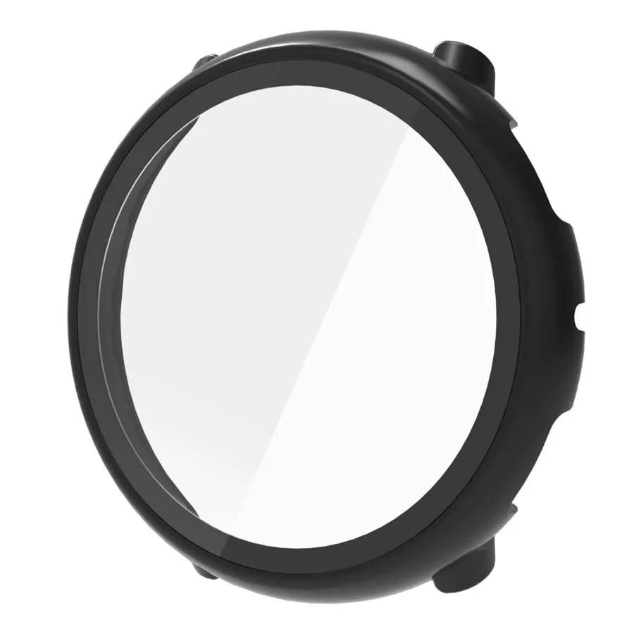 Full Coverage Tempered Glass Screen Protector For Amazfit Active 2 Case Protective Cover Shell For Huami Amazfit Active 2 Bumper