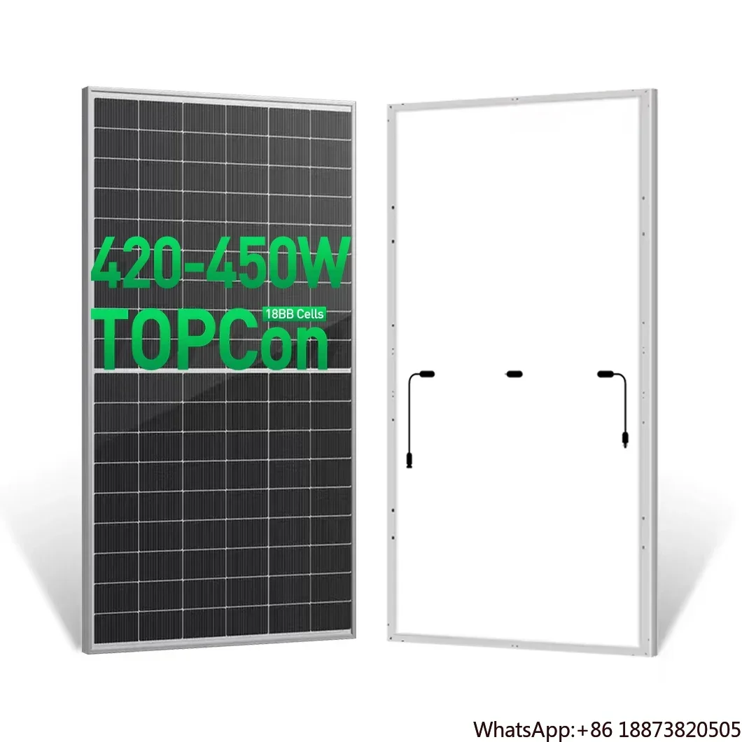 450 Watt Rooftop Solar Panel Plate Type Carport Roof Complete Install Solar Panels at Home