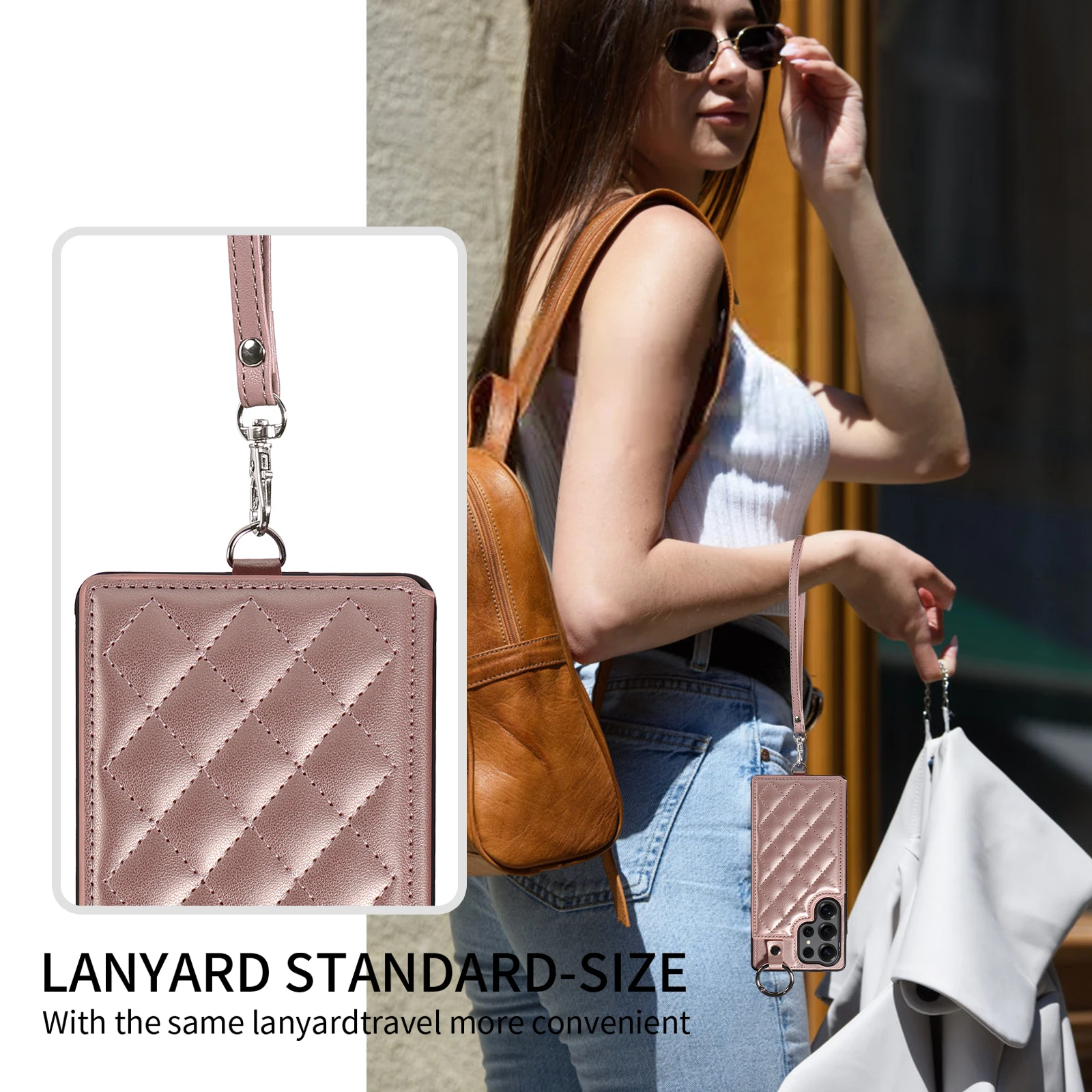 Luxury Ring Leather Wallet Card Slot Phone Case for Samsung Galaxy S24 Ultra S23 Plus S22 S21 FE Flip Purse Holder Cover Coque