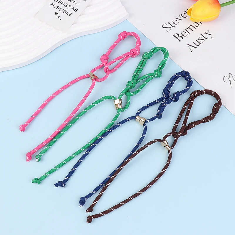 New Fashion Nylon Handmade Rope Couple Style Hand and Feet Chian Vintage Bag Pendant Keychain Decoration with Free Key Buckle