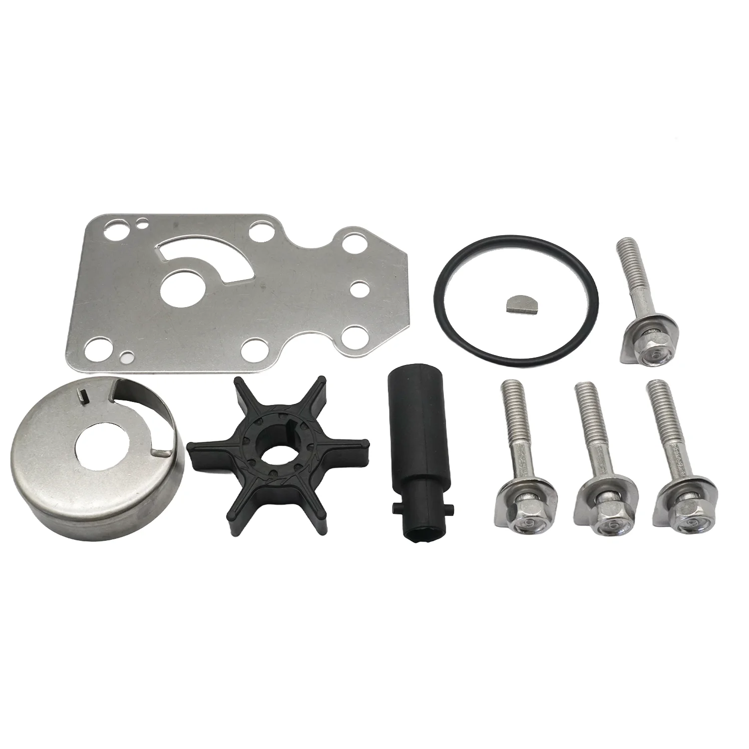 

Marine Water Pump Impeller Repair Service Kit for Yamaha 8HP 9.9HP T8 T9.9 4 Stroke Outboard Engines 69G-W0078-00 18-3475