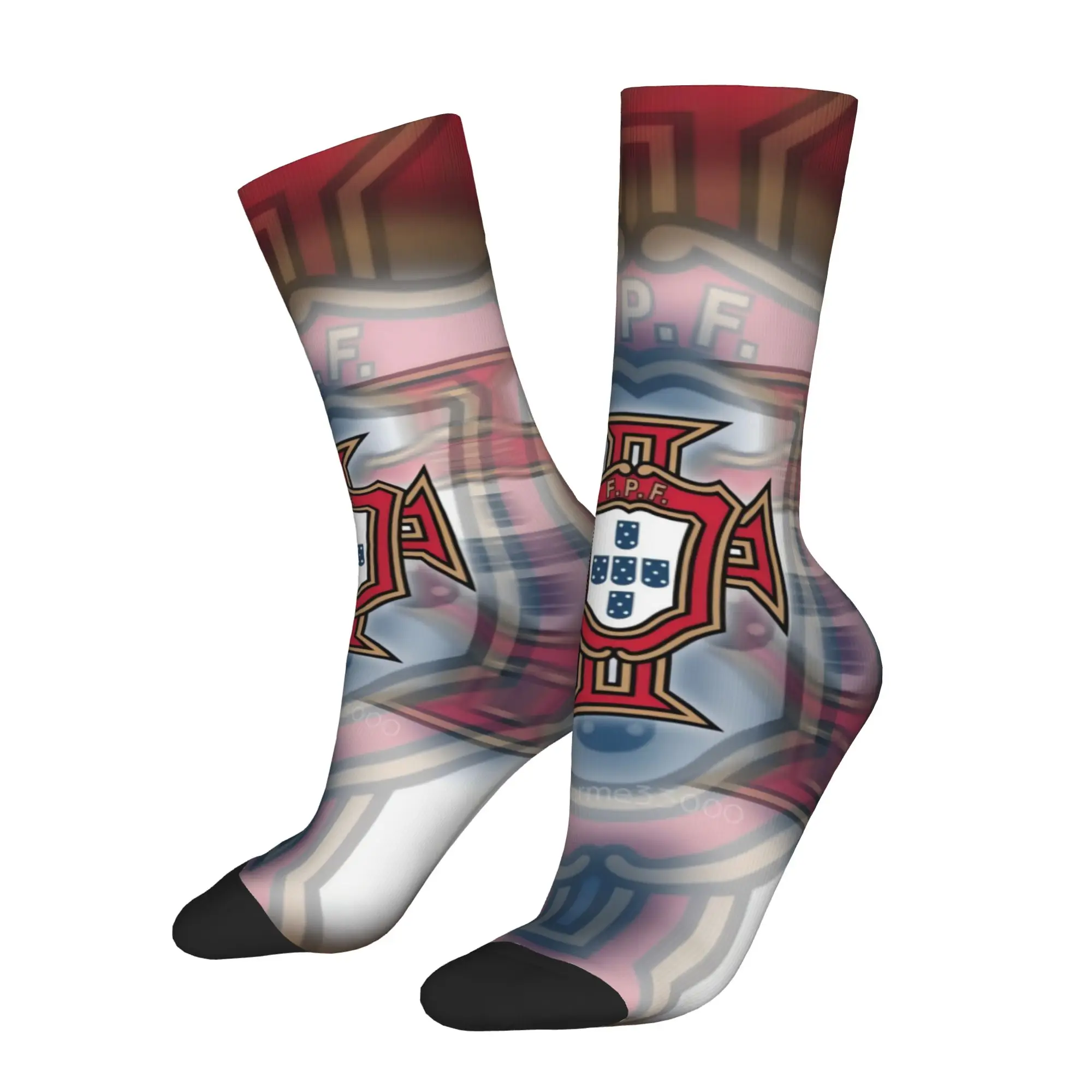 Hip Hop Vintage Portugal Crazy Men's compression Socks Unisex  Harajuku Pattern Printed Funny Sock Match Day Essentials