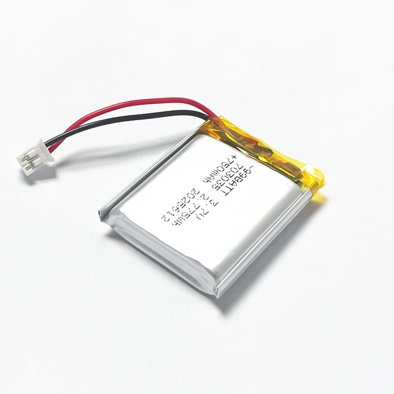 703035 Batteria 3.7V 750mAh LiPo Batterie ai polimeri di litio ricaricabili per apparecchiature di bellezza Luci LED GPS Prodotti digitali