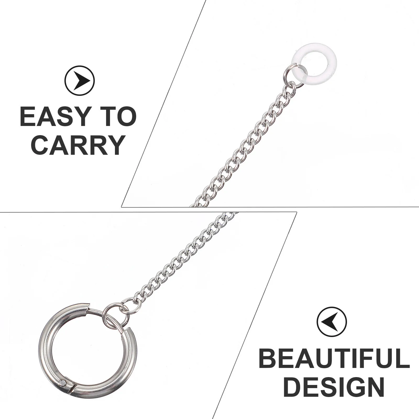 Titanium Steel Anti-lost Earrings Straps Sturdy Shiny Protective Hooks For Wireless Headset Gifts Accessories Earphone