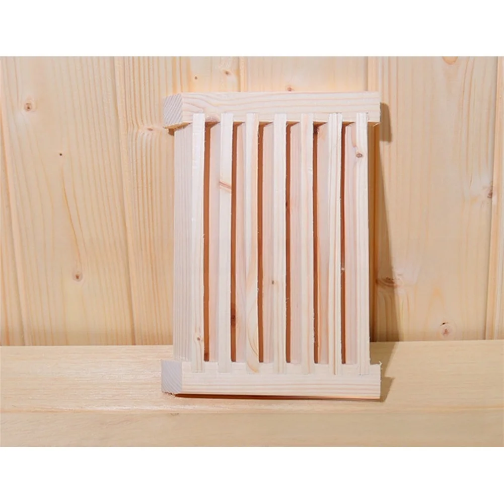 Sauna Wooden Louver Ventilation Grille Panel 8.27x6.02 Inches Heat Resistant Air Vent Panel Sauna Steam Room Spa Home Accessory