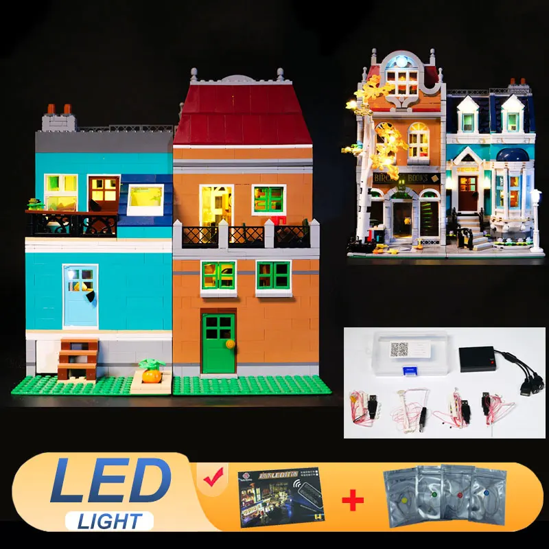 

LED Light Kit For LEGO 10270 compatible 85017 The bookstore Ideas DIY Gift (Not Include Building Blocks Bricks Kits Sets Model)