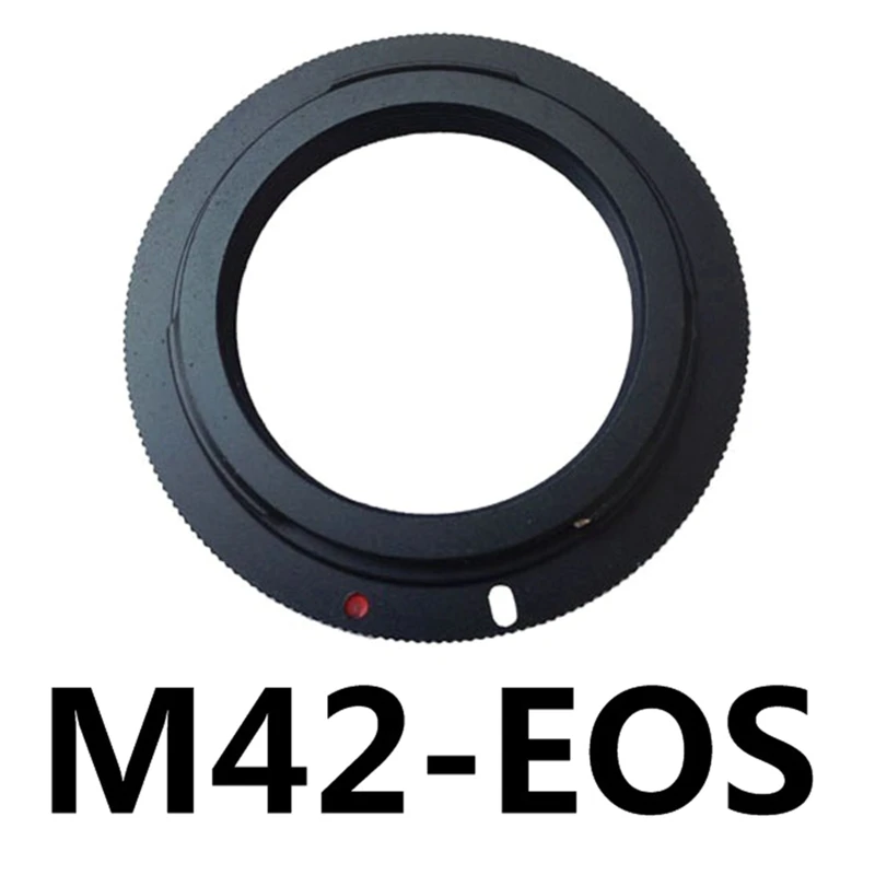 Pierścień Adapter obiektywu M42-EOS do obiektywu M42 do Canon EOS EF 5DIII 5DII 5D 6D 7D 60D regulowany pierścień łączący Adapter obiektywu