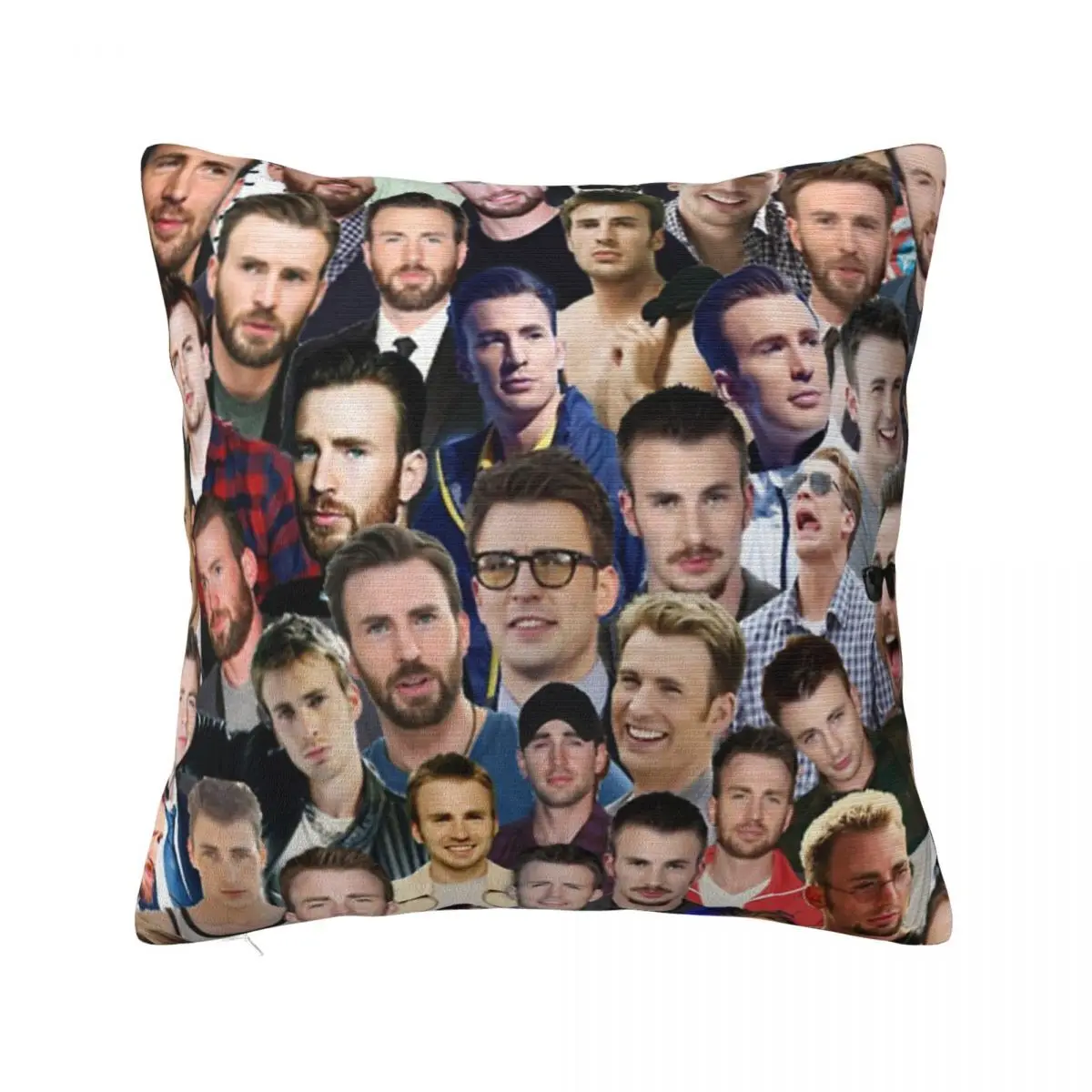 Chris Evans Collage 2 Pillow Cover Decorative Pillow Throw Pillow Covers Pillow Case Pillow Cover