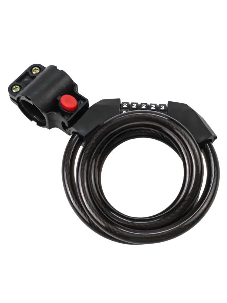 

For Bike Storage Anti-Theft Security 5 Digit Combination Bike Lock Anti-theft Black Five-Digit Code Keyless Access