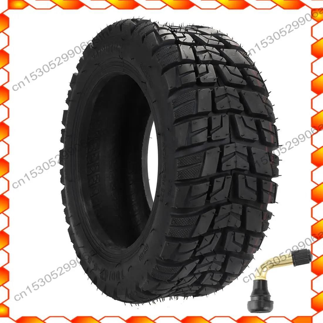 -AT52 11 بوصة 100/65-6.5 سكوتر كهربائي فراغ عجلة الإطارات إطارات دون أنابيب ل Dualtron DT توسيع الإطارات على الطرق الوعرة مع صمام الإطارات