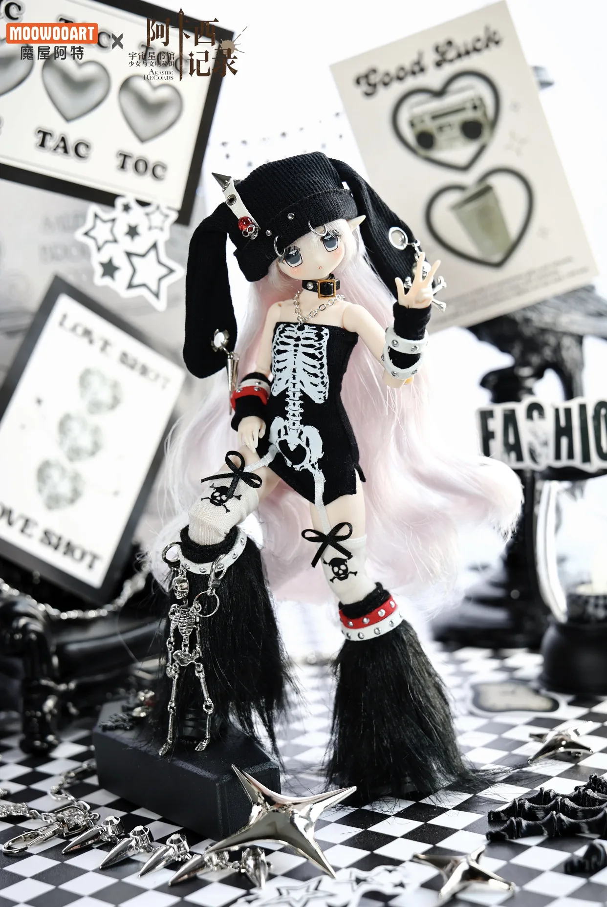 Op voorraad Tiny 1/6 Bjd Akashic Records Series Blind Box Leuke actiefiguur Desktop Ornament Collectie Model Pop Speelgoed Trendy cadeau